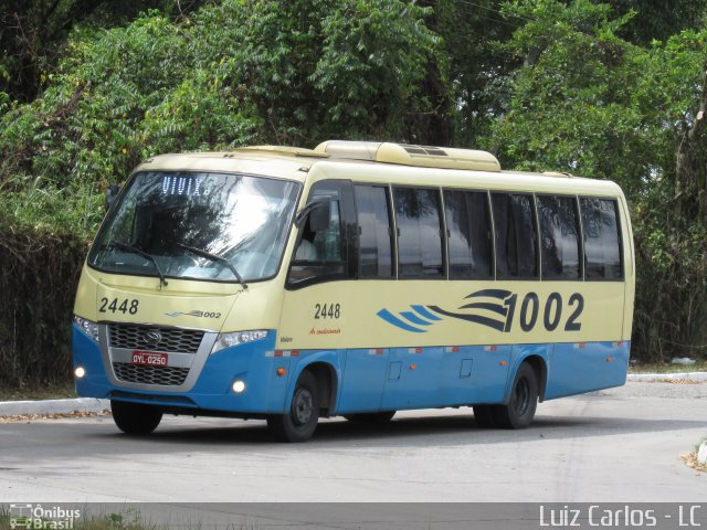 Expresso 1002 2448 na cidade de Recife, Pernambuco, Brasil, por Luiz Carlos de Santana. ID da foto: 3163559.