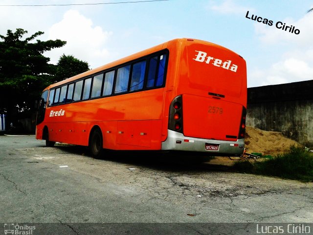 Breda Transportes e Serviços 2579 na cidade de Guarujá, São Paulo, Brasil, por Lucas Cirilo. Número da foto: #3163349.