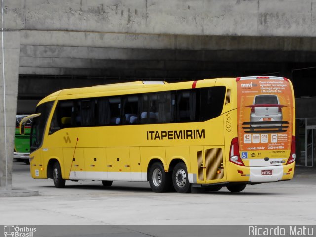 Viação Itapemirim 60755 na cidade de Curitiba, Paraná, Brasil, por Ricardo Matu. ID da foto: 3163595.