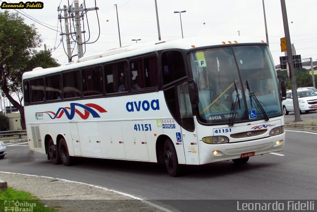 AVOA - Auto Viação Ourinhos Assis 41151 na cidade de São Paulo, São Paulo, Brasil, por Leonardo Fidelli. Número da foto: #3164151.