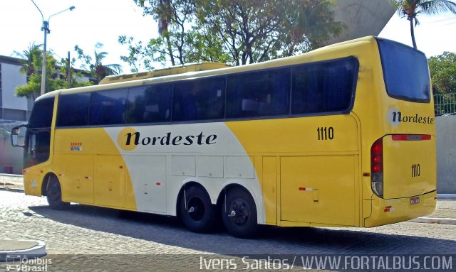 Viação Nordeste 1110 na cidade de Fortaleza, Ceará, Brasil, por Ivam Santos. ID da foto: 3166327.