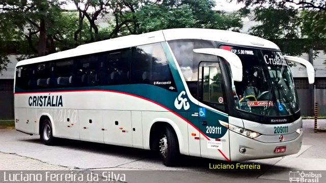Expresso Cristália 209111 na cidade de São Paulo, São Paulo, Brasil, por Luciano Ferreira da Silva. Número da foto: #3166888.