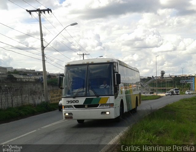 Empresa Gontijo de Transportes 3900 na cidade de Contagem, Minas Gerais, Brasil, por Carlos Henrique Pereira. ID da foto: 3166747.