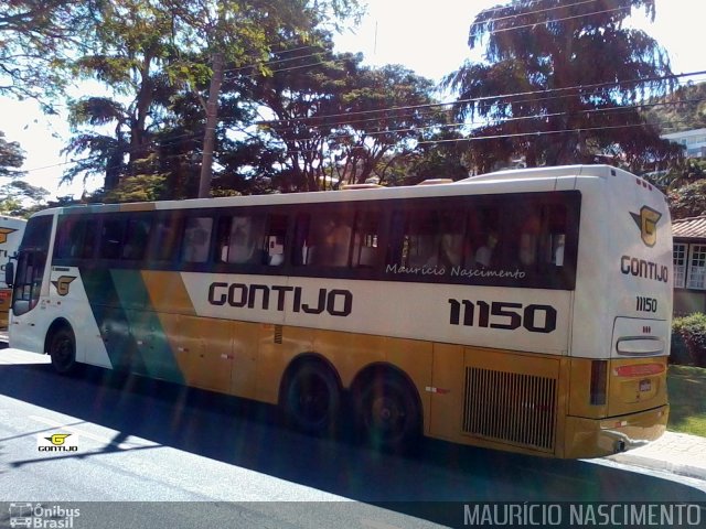 Empresa Gontijo de Transportes 11150 na cidade de Belo Horizonte, Minas Gerais, Brasil, por Maurício Nascimento. Número da foto: #3165063.