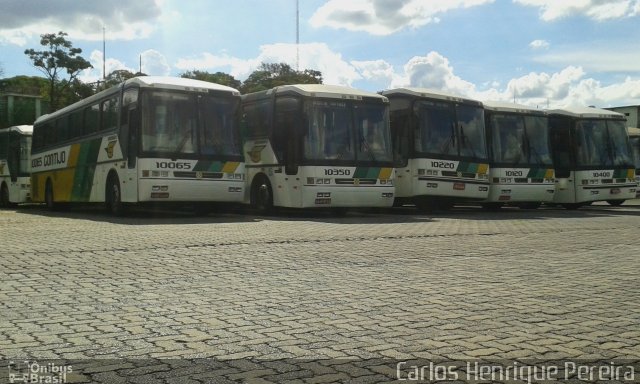 Empresa Gontijo de Transportes 10065 na cidade de Contagem, Minas Gerais, Brasil, por Carlos Henrique Pereira. ID da foto: 3166756.