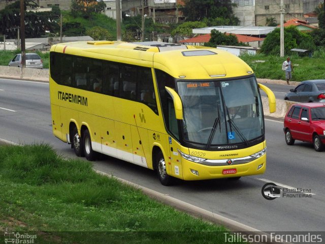 Viação Itapemirim 60529 na cidade de Belo Horizonte, Minas Gerais, Brasil, por Tailisson Fernandes. ID da foto: 3166625.