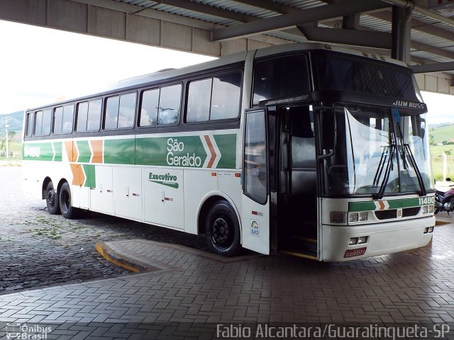 Cia. São Geraldo de Viação 11480 na cidade de Roseira, São Paulo, Brasil, por Fabio Alcantara. ID da foto: 3166567.