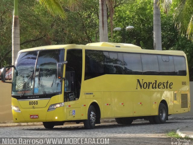 Viação Nordeste 8060 na cidade de Fortaleza, Ceará, Brasil, por Nildo Barroso. ID da foto: 3166013.