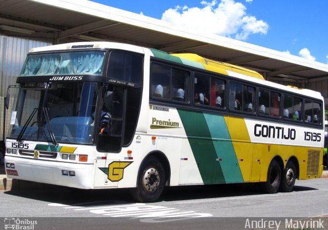 Empresa Gontijo de Transportes 15135 na cidade de Belo Horizonte, Minas Gerais, Brasil, por Andrey Gustavo. ID da foto: 3169264.