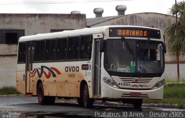 AVOA - Auto Viação Ourinhos Assis 41221 na cidade de Ourinhos, São Paulo, Brasil, por Cristiano Soares da Silva. Número da foto: #3170452.