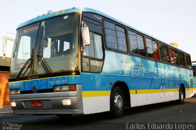 Viação Nossa Senhora do Amparo RJ 186.145 na cidade de Niterói, Rio de Janeiro, Brasil, por Carlos Eduardo Lopes. Número da foto: #3171460.