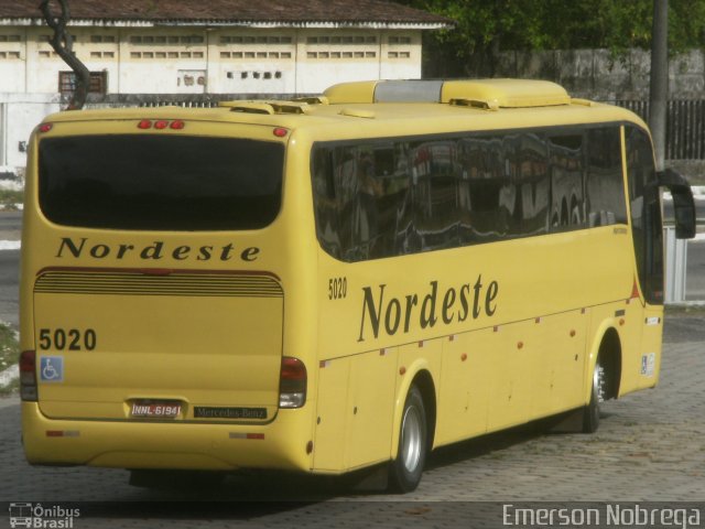 Viação Nordeste 5020 na cidade de João Pessoa, Paraíba, Brasil, por Emerson Nobrega. Número da foto: #3170926.