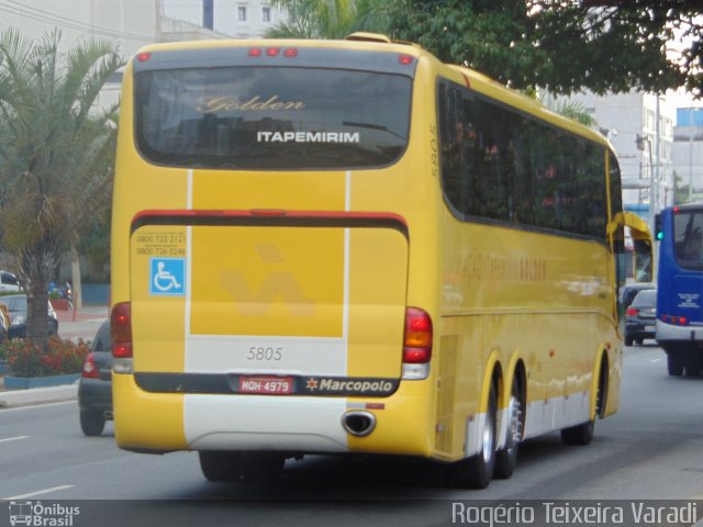 Viação Itapemirim 5805 na cidade de São Caetano do Sul, São Paulo, Brasil, por Rogério Teixeira Varadi. Número da foto: #3170500.