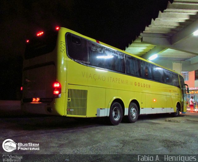 Viação Itapemirim 5021 na cidade de Estância, Sergipe, Brasil, por Fábio A.  Henriques. ID da foto: 3170629.