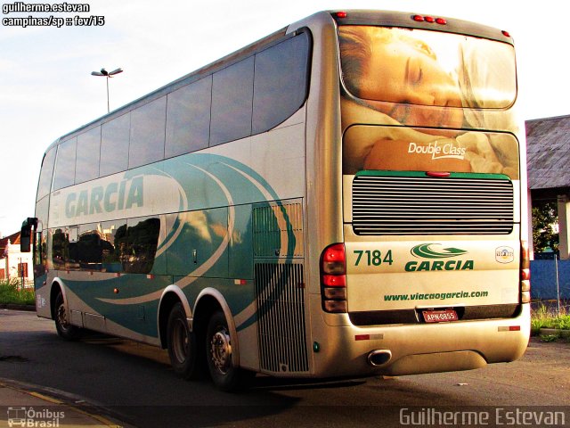 Viação Garcia 7184 na cidade de Campinas, São Paulo, Brasil, por Guilherme Estevan. Número da foto: #3171559.