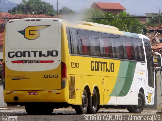 Empresa Gontijo de Transportes 12010 na cidade de Almenara, Minas Gerais, Brasil, por Sérgio Augusto Braga Canuto. ID da foto: 3173462.