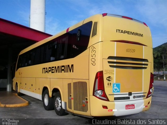 Viação Itapemirim 60539 na cidade de Queluz, São Paulo, Brasil, por Claudinei Batista dos Santos. Número da foto: #3172516.