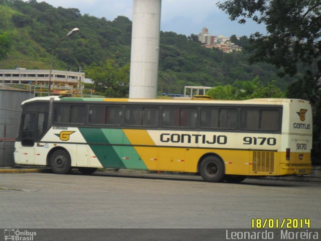 Empresa Gontijo de Transportes 9170 na cidade de Belo Horizonte, Minas Gerais, Brasil, por Leonardo  Moreira. ID da foto: 3172055.