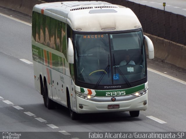 Cia. São Geraldo de Viação 21335 na cidade de Aparecida, São Paulo, Brasil, por Fabio Alcantara. Número da foto: #3173833.
