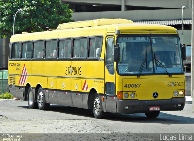 Viação Itapemirim 40087 na cidade de Rio de Janeiro, Rio de Janeiro, Brasil, por Lucas Lima. ID da foto: 3173147.