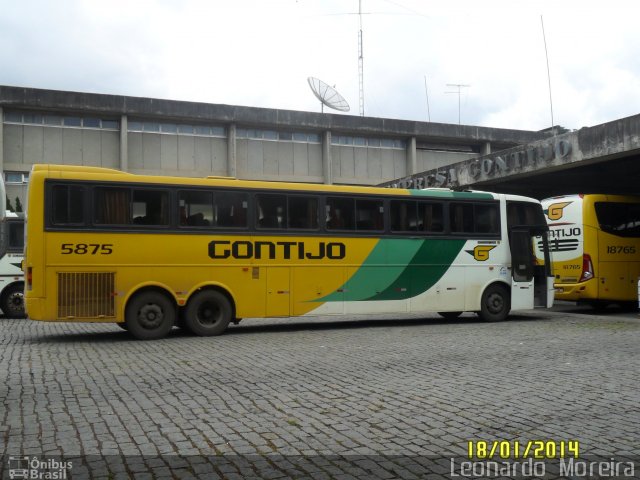 Empresa Gontijo de Transportes 5875 na cidade de Belo Horizonte, Minas Gerais, Brasil, por Leonardo  Moreira. ID da foto: 3172048.