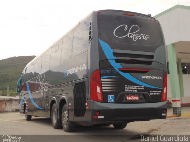 Empresa de Ônibus Nossa Senhora da Penha 52012 na cidade de Biguaçu, Santa Catarina, Brasil, por Daniel Guardiola. Número da foto: #3175157.