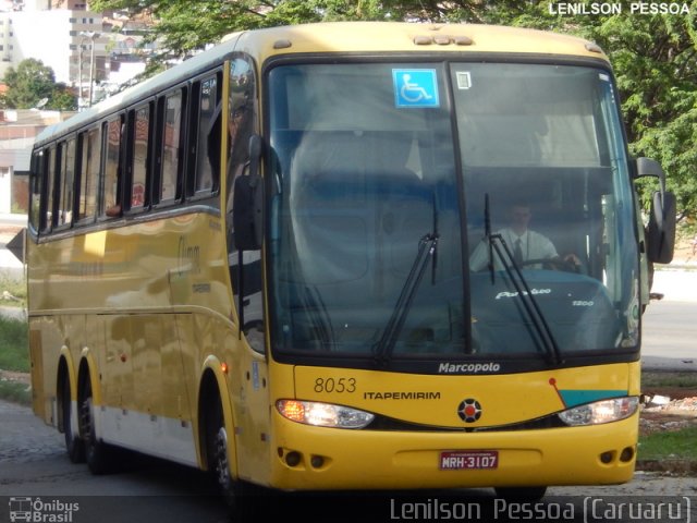 Viação Itapemirim 8053 na cidade de Caruaru, Pernambuco, Brasil, por Lenilson da Silva Pessoa. ID da foto: 3175780.