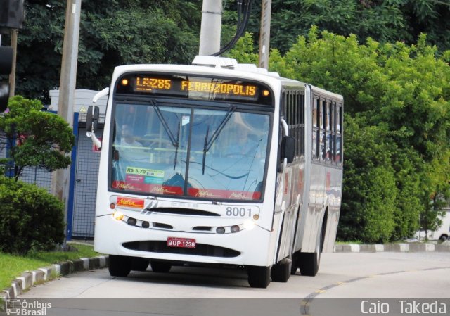 Metra - Sistema Metropolitano de Transporte 8001 na cidade de São Bernardo do Campo, São Paulo, Brasil, por Caio  Takeda. Número da foto: #3174723.