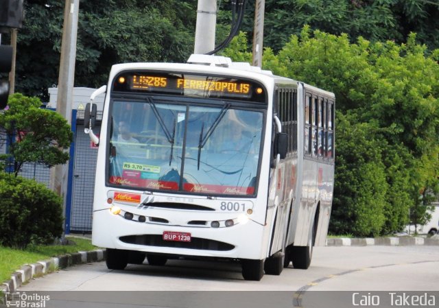 Metra - Sistema Metropolitano de Transporte 8001 na cidade de São Bernardo do Campo, São Paulo, Brasil, por Caio  Takeda. ID da foto: 3174723.