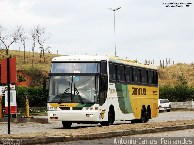 Empresa Gontijo de Transportes 15600 na cidade de João Monlevade, Minas Gerais, Brasil, por Antonio Carlos Fernandes. ID da foto: 3175488.