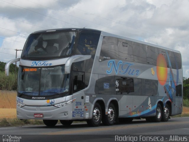 N Tur - Neuza Turismo 2014 na cidade de Messias, Alagoas, Brasil, por Rodrigo Fonseca. Número da foto: #3112322.