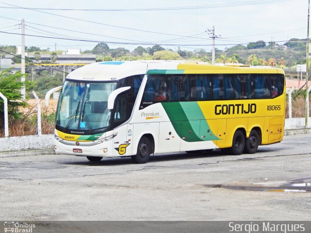 Empresa Gontijo de Transportes 18065 na cidade de Aracaju, Sergipe, Brasil, por Sergio Marques . Número da foto: #3111451.