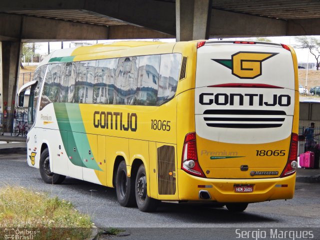 Empresa Gontijo de Transportes 18065 na cidade de Aracaju, Sergipe, Brasil, por Sergio Marques . Número da foto: #3111430.