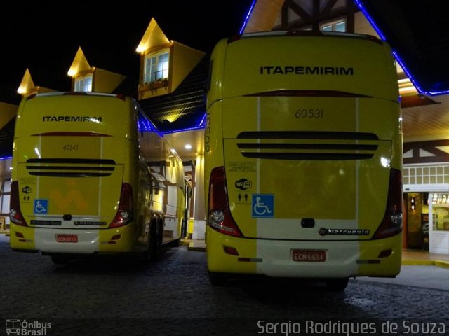 Viação Itapemirim 60531 na cidade de Queluz, São Paulo, Brasil, por Sergio Rodrigues de Souza. ID da foto: 3111597.