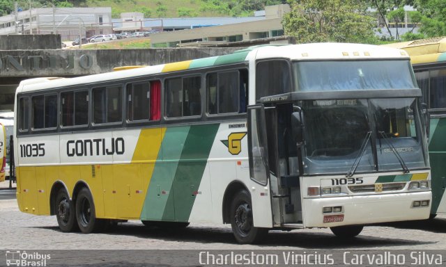 Empresa Gontijo de Transportes 11035 na cidade de Belo Horizonte, Minas Gerais, Brasil, por Charlestom Vinicius Carvalho Silva. ID da foto: 3110852.