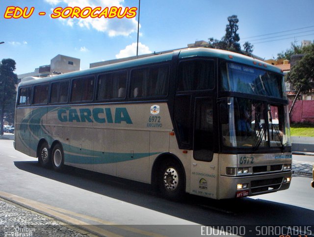 Viação Garcia 6972 na cidade de Sorocaba, São Paulo, Brasil, por EDUARDO - SOROCABUS. ID da foto: 3111232.