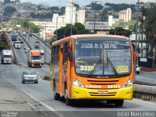 Viação Novo Retiro 88145 na cidade de Contagem, Minas Gerais, Brasil, por Adão Raimundo Marcelino. Número da foto: #3111641.