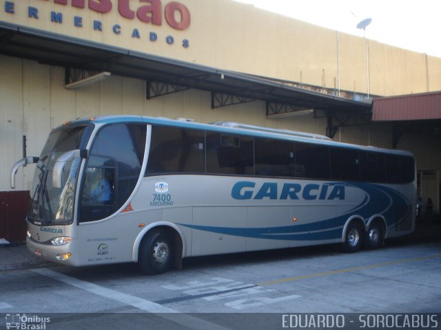 Viação Garcia 7400 na cidade de Sorocaba, São Paulo, Brasil, por EDUARDO - SOROCABUS. ID da foto: 3111182.