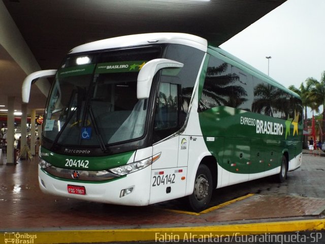 Expresso Brasileiro 204142 na cidade de Guaratinguetá, São Paulo, Brasil, por Fabio Alcantara. ID da foto: 3114782.