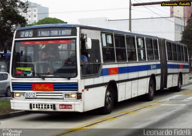 Metra - Sistema Metropolitano de Transporte 8012 na cidade de São Bernardo do Campo, São Paulo, Brasil, por Leonardo Fidelli. Número da foto: #3114352.