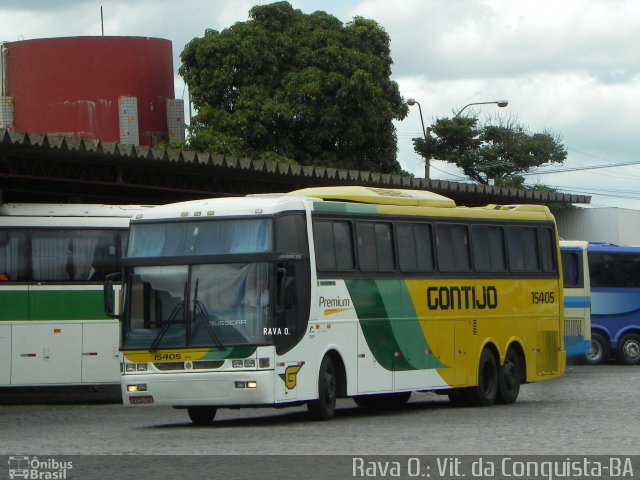 Empresa Gontijo de Transportes 15405 na cidade de Vitória da Conquista, Bahia, Brasil, por Rava Ogawa. ID da foto: 3113292.