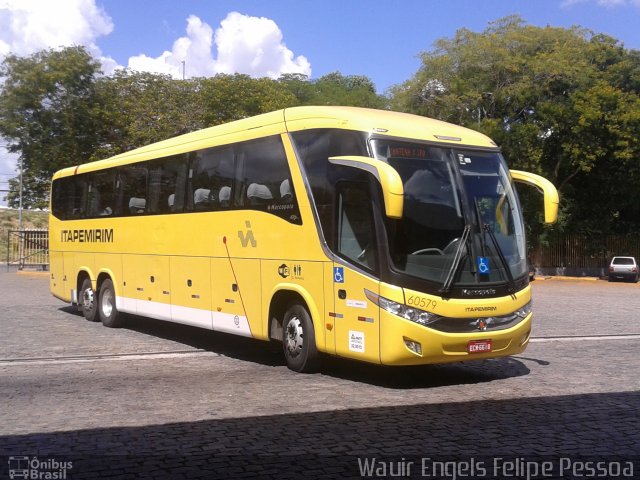 Viação Itapemirim 60579 na cidade de Governador Valadares, Minas Gerais, Brasil, por Wauir Engels Felipe Pessoa. ID da foto: 3113136.