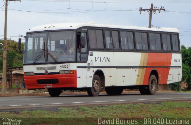 VIAN - Viação Anapolina 98870 na cidade de Luziânia, Goiás, Brasil, por David Borges. Número da foto: #3114611.