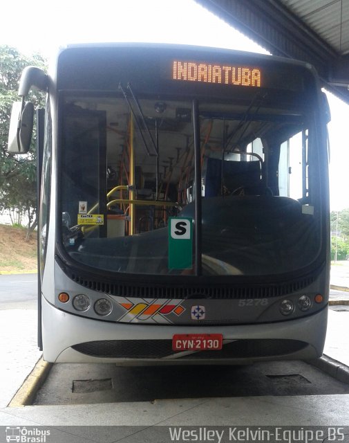 VB Transportes e Turismo 5278 na cidade de Salto, São Paulo, Brasil, por Weslley Kelvin Batista. ID da foto: 3113491.