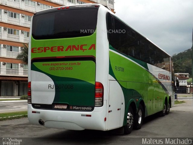 Auto Viação Esperança Campos RJ 507.008 na cidade de Angra dos Reis, Rio de Janeiro, Brasil, por Mateus Machado. Número da foto: #3113695.