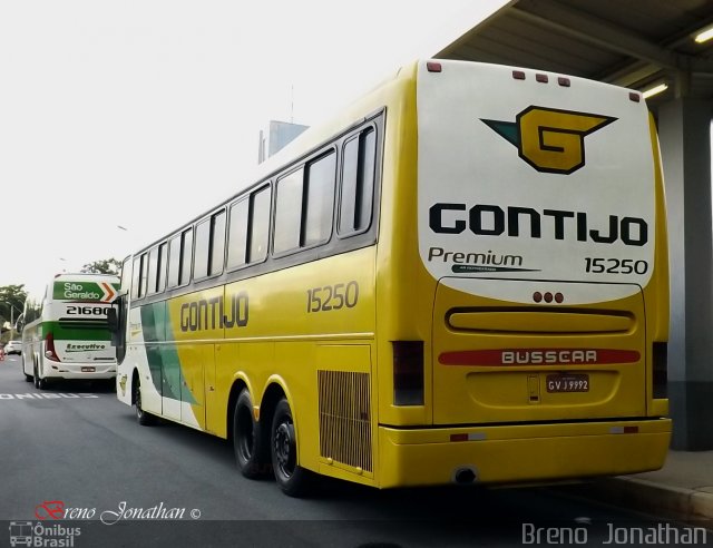 Empresa Gontijo de Transportes 15250 na cidade de Belo Horizonte, Minas Gerais, Brasil, por Breno  Jonathan. Número da foto: #3113783.