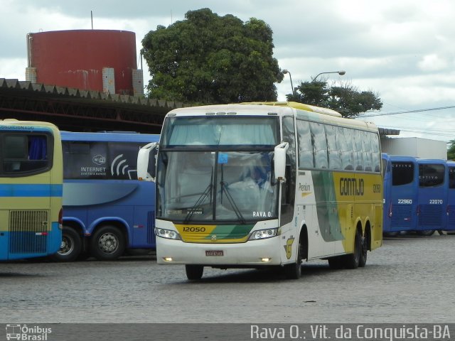 Empresa Gontijo de Transportes 12050 na cidade de Vitória da Conquista, Bahia, Brasil, por Rava Ogawa. ID da foto: 3113374.