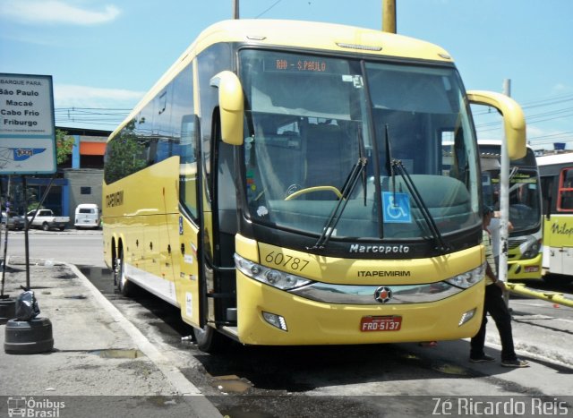 Viação Itapemirim 60787 na cidade de Duque de Caxias, Rio de Janeiro, Brasil, por Zé Ricardo Reis. ID da foto: 3115953.