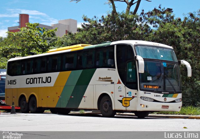 Empresa Gontijo de Transportes 14115 na cidade de São Paulo, São Paulo, Brasil, por Lucas Lima. Número da foto: #3116171.