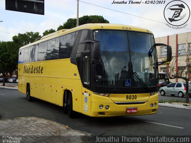 Viação Nordeste 8030 na cidade de Fortaleza, Ceará, Brasil, por Jonatha Thomé. Número da foto: #3115363.